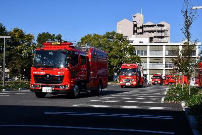 消防車出動