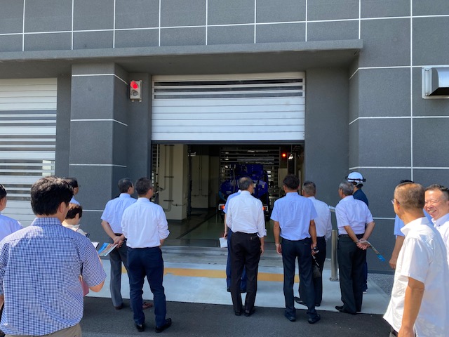直方市汚泥再生処理センターでの研修1