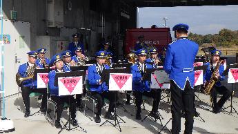 警察・消防合同歳末特別出動式