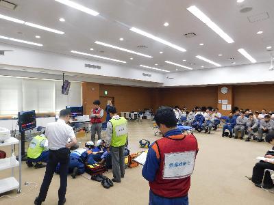 大津市消防局による訓練評価